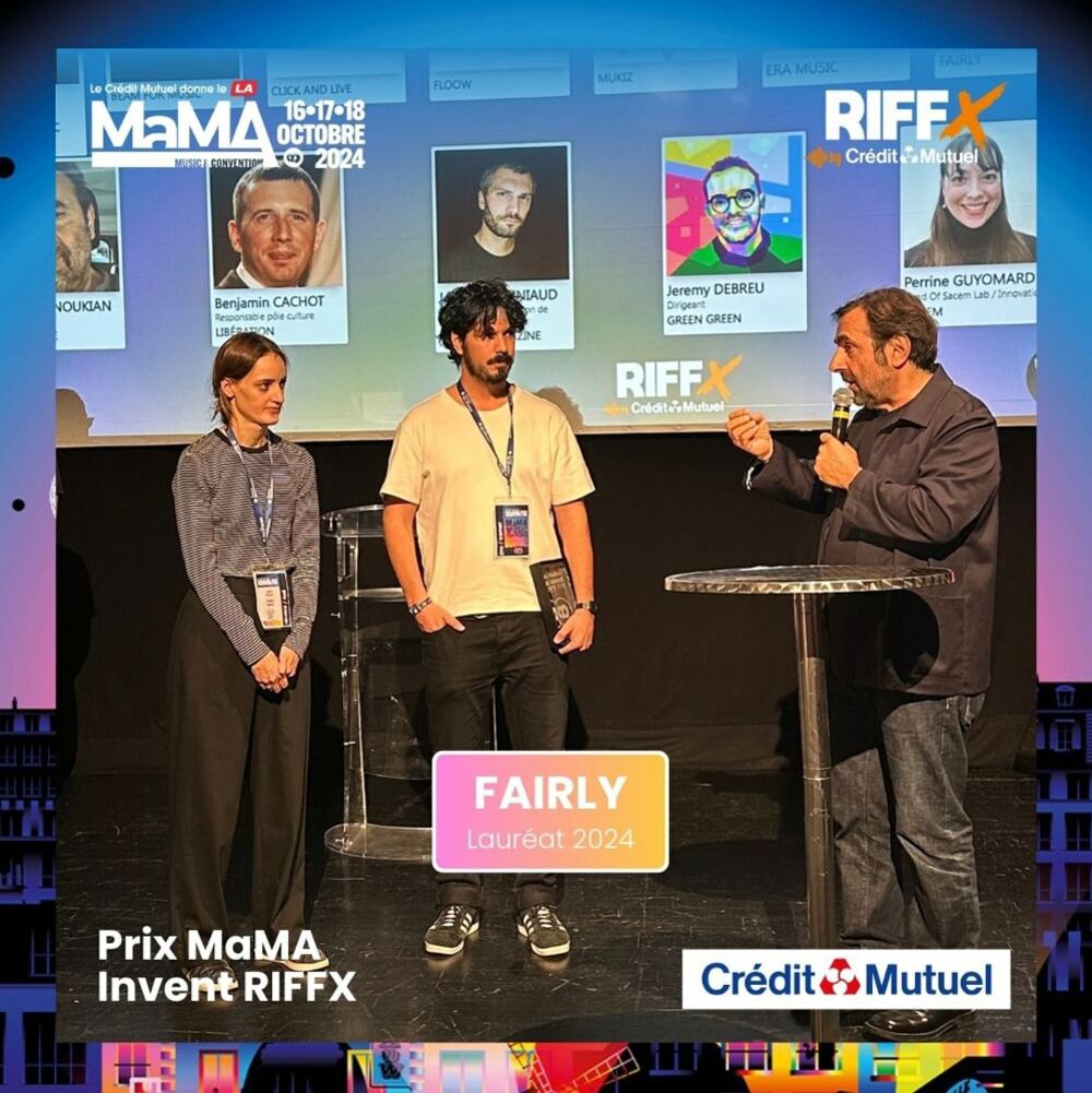 Prix MaMA INVENT RIFFX 2024 : Fairly Score